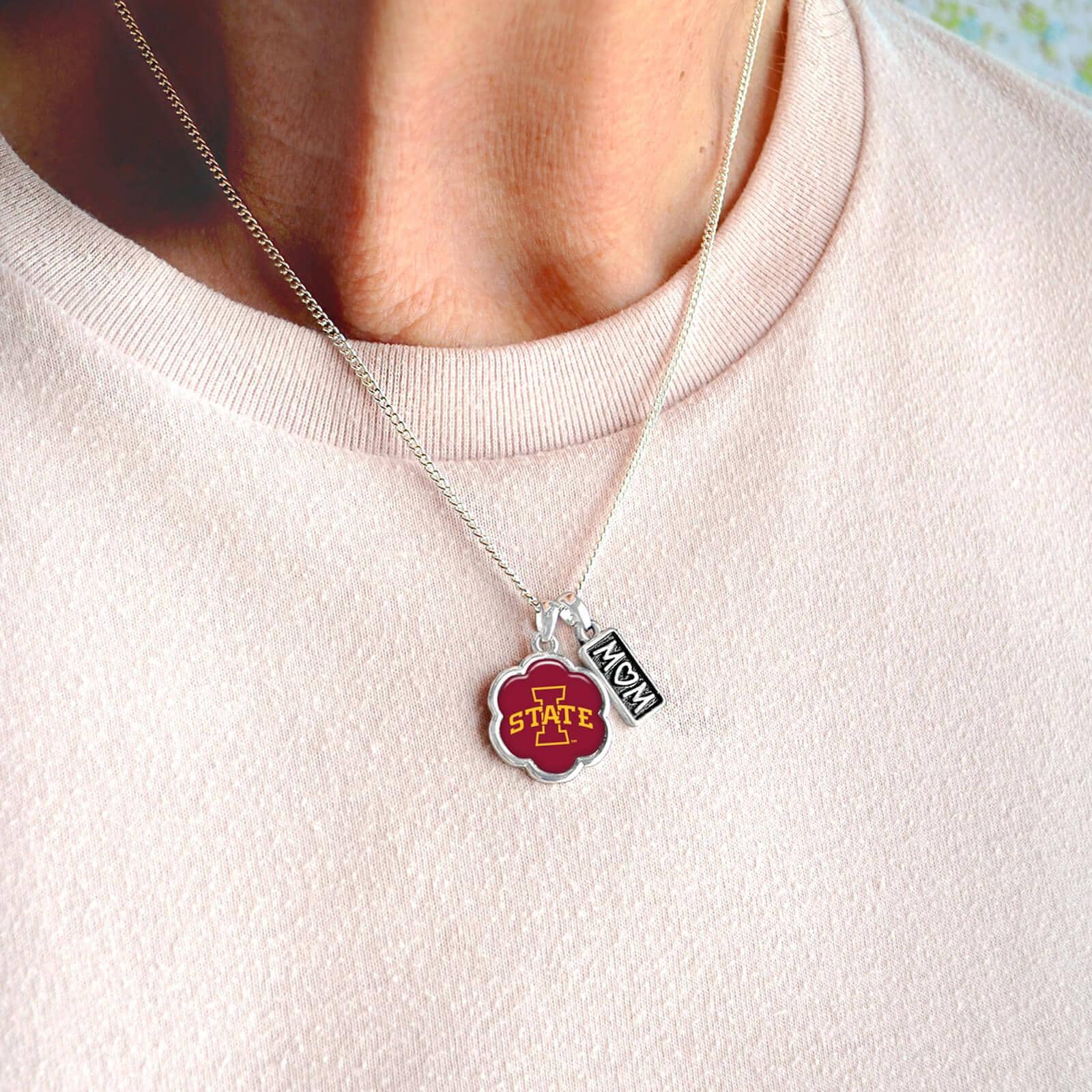 I-State Mom Charm Necklace